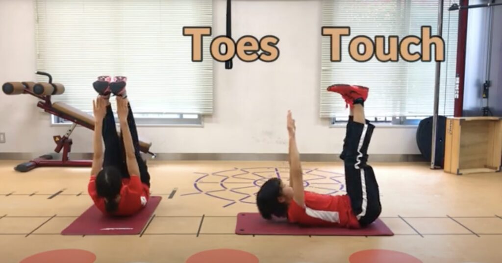 廣中璃梨佳の体幹トレーニング