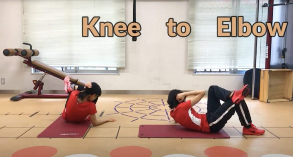 廣中璃梨佳の体幹トレーニング